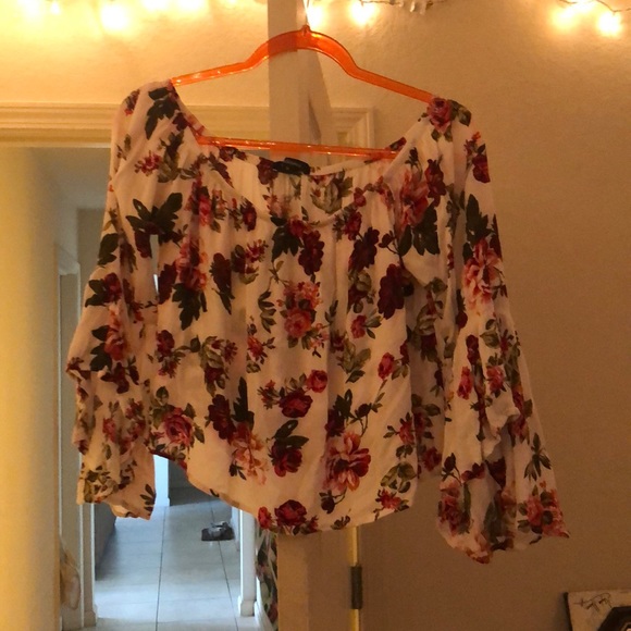 Ambiance Tops - Off the shoulder top